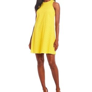 Calvin Klein, canary yellow, sleeveless dress sz 4